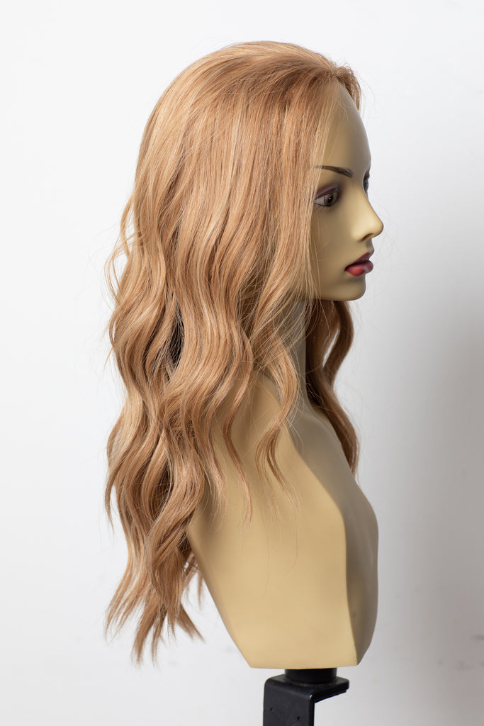 Yaffa Wigs Finest Quality  Long Blonde  W/highlights Fall 100% Human Hair
