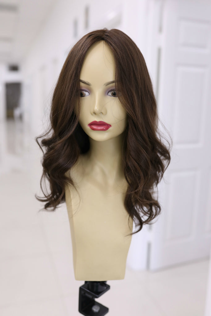 Yaffa Wigs Finest Quality Long Brown Dream Wigs 100% Human Hair