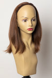 Yaffa Wigs Finest Quality Medium Brown Fall Straight 100% European Virgin Human Hair
