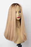 Yaffa Wigs Finest Quality Blond W/Roots 100% Virgin Human European Hair