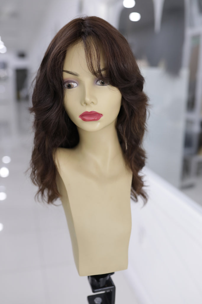 Yaffa Wigs Finest Quality Long Naturally Wavy 100% Human Hair