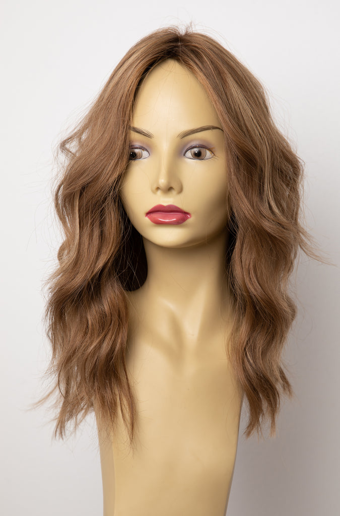 Yaffa Wigs Finest Quality Dirty Blond  W/ Highlights Hair 100% Virgin Human European Hair