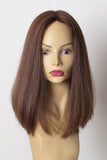 Yaffa Wigs Finest Quality Medium Brown Skin Top Medium 100% Virgin European Human Hair