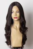 Yaffa Wigs Finest Quality Dark Brown  Lace Front 100% Virgin Human European Hair
