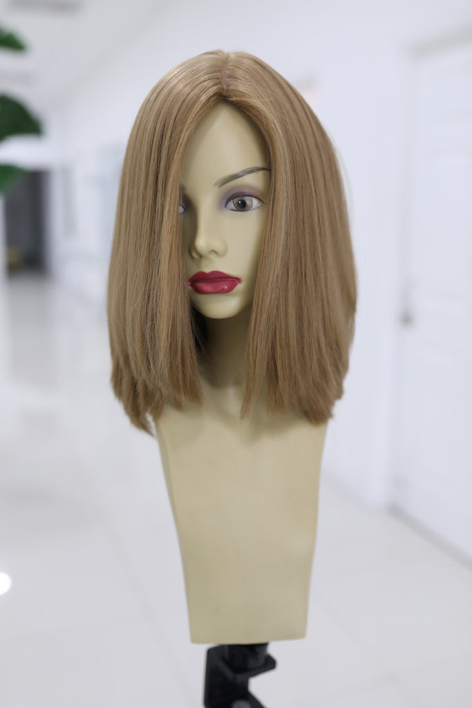 Yaffa Wigs Finest Quality Short Hair Dark Blond 100% Virgin Human European Hair