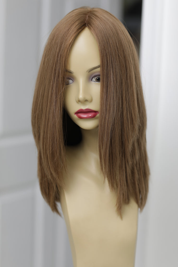 Yaffa Wigs Finest Quality Long Light Brown 100% Virgin Human European Hair