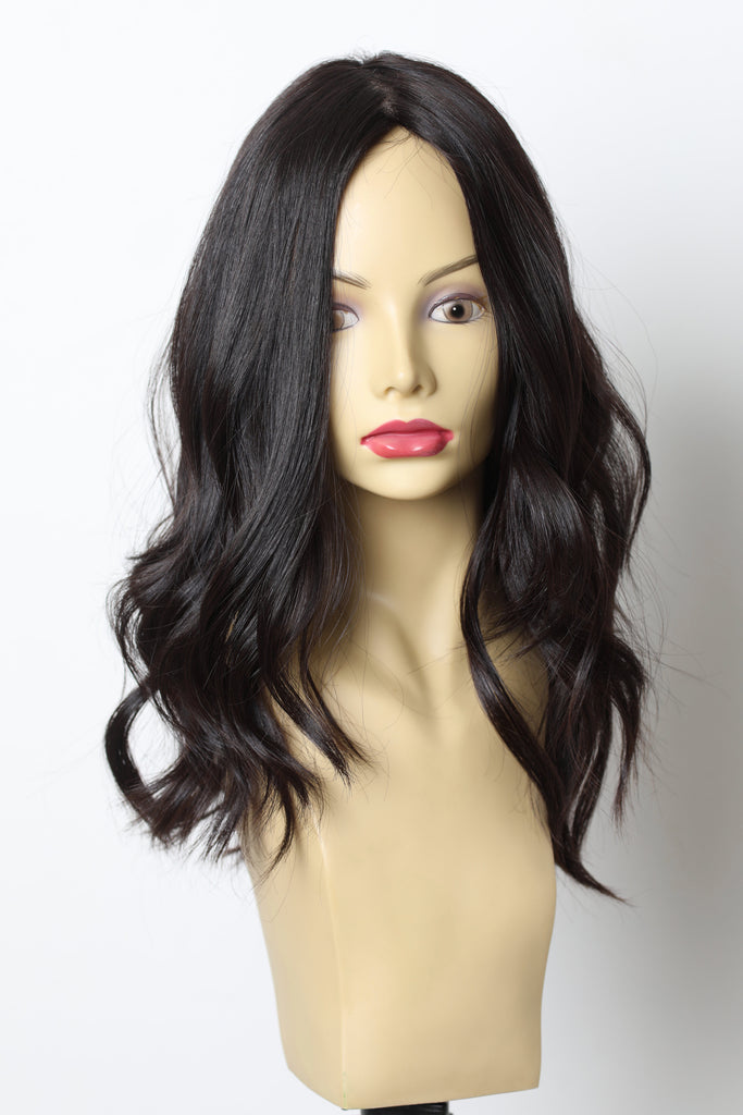 Yaffa Wigs Finest Quality Dark Brown Medium Hair 100% Virgin European Human Hair