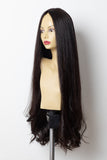 Yaffa Wigs Finest Quality Brown Super Long 100% Virgin Human European Hair