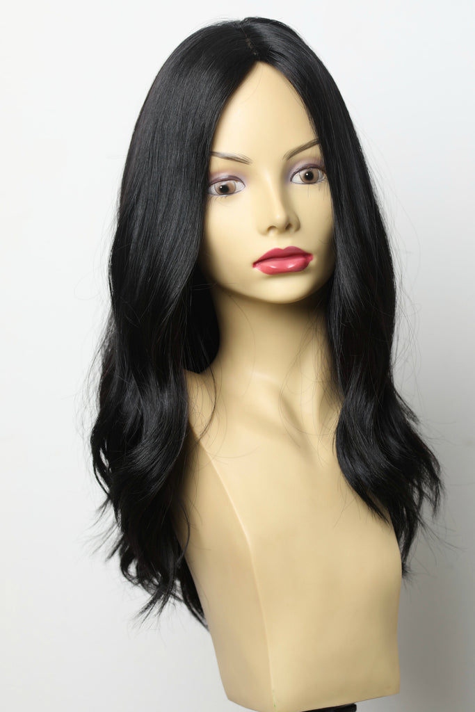 Yaffa Wigs Finest Quality Black Long 100% Human Hair