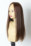 Yaffa Wigs Finest Quality Long Brown Whapper 100% Human Hair