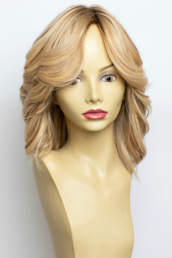 Yaffa Wigs Finest Quality Blonde With Highlights  100% Virgin Human European Hair