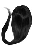 Yaffa Wigs Finest Quality Long Black Gel Topper 100% Human Hair