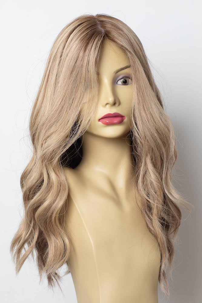 Yaffa Wigs Finest Quality Long Blonde Straight Pony 100% Human Hair
